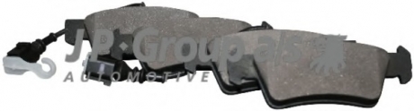Комплект тормозных колодок, дисковый тормоз JP GROUP 1163706710 (фото 1)
