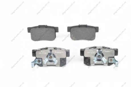 Тормозные колодки задние Accord 2,0-2,4 08-. BOSCH 0986494233