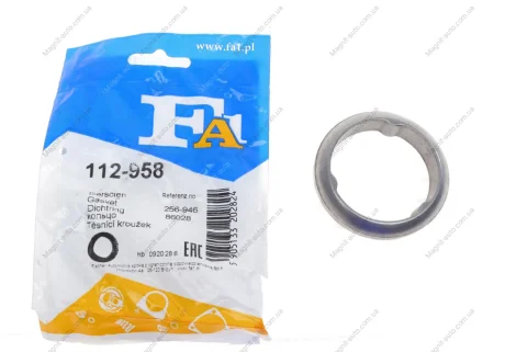 Прокладка выхлопной трубы Fischer Automotive One (FA1) 112-958