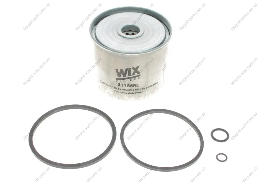 Фільтр паливний, Alfa Romeo; Aro; Audi; Avia; Citroen; Dacia; Daewoo; Fiat; Ford; Lada; Landrover; WIX FILTERS 33166RE (фото 1)