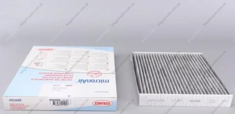 ФИЛЬТР САЛОНА С АКТИВИРОВАННЫМИ УГЛЯМИ CORTECO 80000605