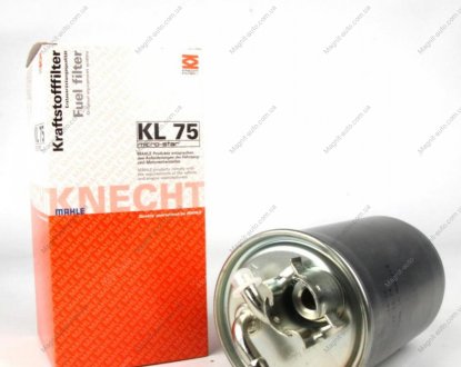 Фильтр топливный VW - LT, TRANSPORTER III, IV MAHLE / KNECHT KL 75 (фото 1)