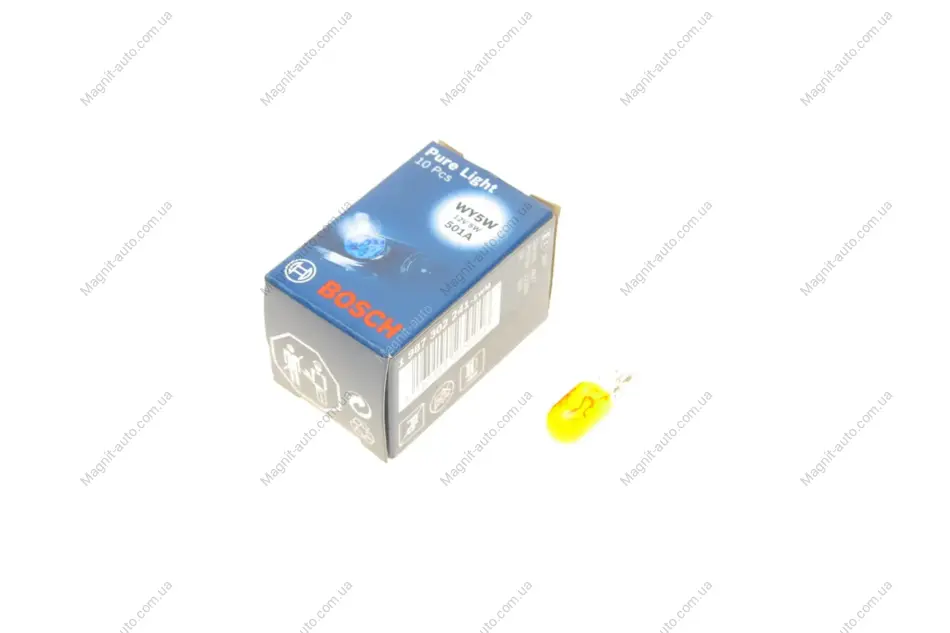 Лампа WY5W 12V кратн. 10шт. BOSCH 1987302241 (фото 1)
