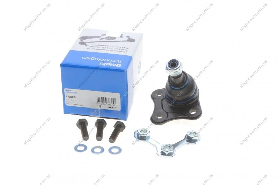 Шаровая опора AUDI/SEAT/SKODA/VW A3/Leon/Octavia/Golf/Polo "FR "D=18mm "96-"05 Delphi TC825 (фото 1)