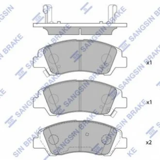 Тормозные колодки дисковые передние SANGSIN BRAKE Hi-Q (SANGSIN) SP1719