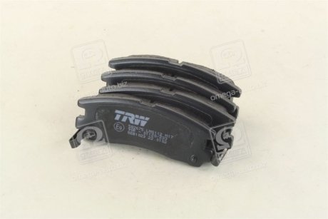 Комплект тормозных колодок, дисковый тормоз TRW GDB1023 (фото 1)