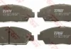 Комплект тормозных колодок переднего., HONDA ACCORD V, ACCORD VI, PRELUDE III, PRELUDE IV, PRELUDE V ROVER 600 I 1.8-3.0 04.87-06.03 TRW GDB1061 (фото 2)