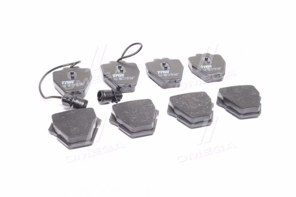 Колодка гальм. диск. AUDI A6 (4B, C5), A8 (4D2, 4D8, 4E_) передн. (виробництво) TRW GDB1371 (фото 1)