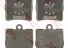 Комплект тормозных колодок задн., MERCEDES C (CL203), C (W202), C (W203), C T-MODEL (S202), CLC (CL203), CLK (A208), CLK (A209), CLK (C208), CLK (C209), E (W210), SLK (R170) 1.6-3.2 05.93-06.11 TRW GDB1545 (фото 2)