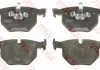 Тормозные колодки дисковые BMW 320d/325i/330i/520i/520i Touring/525d/525d Touring/525i/525i Touring/ TRW GDB1560 (фото 2)