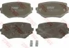 Комплект тормозных колодок, дисковый тормоз TRW GDB3132 (фото 2)