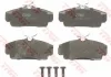 Тормозные колодки дисковые NISSAN Almera/Primera/Primera Estate/Wagon TRW GDB3168 (фото 2)