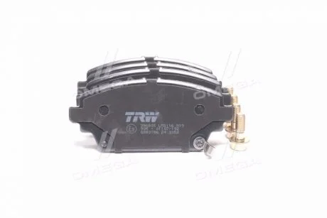 Комплект тормозных колодок, дисковый тормоз TRW GDB3186