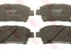 Гальмівні колодки дискові TOYOTA Celica/MR2/Prius/Yaris/Yaris (France made)/Yaris Verso/Yaris Verso TRW GDB3242 (фото 2)
