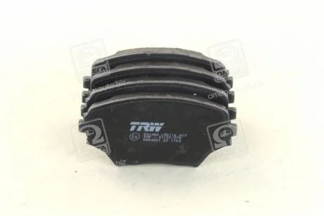 Комплект тормозных колодок, дисковый тормоз TRW GDB3251