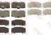Тормозные колодки, SUBARU 300 ZX/Forester/Impreza, 2.0-3.0, 90-07 TRW GDB3307 (фото 2)