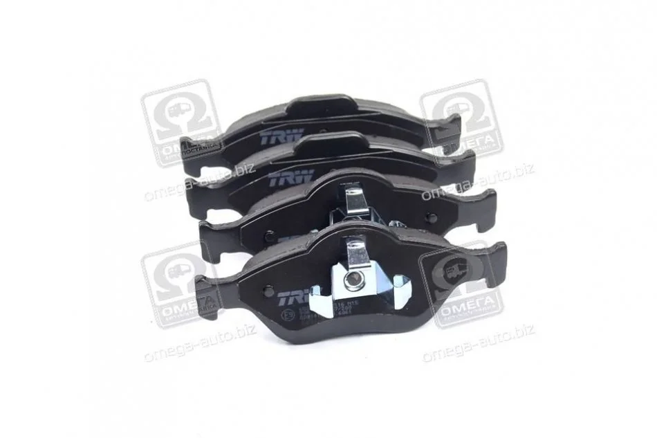 Комплект тормозных колодок переднего., FORD FIESTA, FIESTA IV, FIESTA V, FUSION, KA, PUMA, STREET KA MAZDA 121 III, 2 1.0-2.0 08.95-12.12 TRW GDB1419 (фото 1)