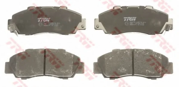 Комплект гальмівних колодок передн, ACURA LEGEND II, NSX HONDA ACCORD IV, ACCORD V, ACCORD VI, CIVIC VI, CR-V I, HR-V, INTEGRA, LEGEND II, LEGEND III, LEGEND IV, NSX I, ODYSSEY 1.6-3.5 01.90- TRW GDB3177 (фото 1)
