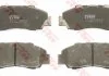 Комплект гальмівних колодок передн, ACURA LEGEND II, NSX HONDA ACCORD IV, ACCORD V, ACCORD VI, CIVIC VI, CR-V I, HR-V, INTEGRA, LEGEND II, LEGEND III, LEGEND IV, NSX I, ODYSSEY 1.6-3.5 01.90- TRW GDB3177 (фото 1)
