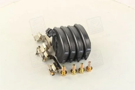 Комплект гальмівних колодок переднього., SEAT IBIZA III SKODA FABIA I, FABIA II, ROOMSTER, ROOMSTER PRAKTIK VW POLO IV 1.2-2.0 12.99- TRW GDB1472