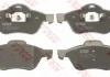 Комплект тормозных колодок переднего., RENAULT LAGUNA II, MEGANE II, SCENIC II 1.5D-2.0D 03.01-07.09 TRW GDB1540 (фото 2)