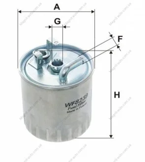 Фільтр паливний, CDI WIX FILTERS WF8239