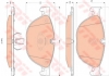 Комплект тормозных колодок, дисковый тормоз TRW GDB1838 (фото 1)