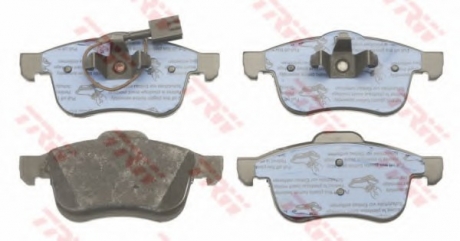 Комплект тормозных колодок, дисковый тормоз TRW GDB1864 (фото 1)