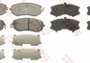 Комплект тормозных колодок переднего., SUBARU BRZ, FORESTER, IMPREZA, LEGACY IV, LEGACY V, OUTBACK, XV TOYOTA GT 86 1.5-3.0 12.00- TRW GDB3519 (фото 2)