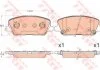 Комплект тормозных колодок, дисковый тормоз TRW GDB3582 (фото 1)