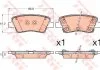 Комплект гальмівних колодок задній., HYUNDAI ACCENT IV, ELANTRA VI, GETZ, I10 II, I10 III, I20 ACTIVE, I20 II, I30, I40 I, I40 I CW, IONIQ, SOLARIS, TUCSON KIA CARENS IV, CEED 1.0-Electric 08.05- TRW GDB3594 (фото 1)