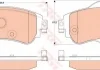 Тормозные колодки дисковые CITROEN C4 1.4 "F "11>> TRW GDB1917 (фото 1)