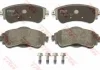 Тормозные колодки дисковые CITROEN C4 1.4 "F "11>> TRW GDB1917 (фото 2)