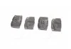 Комплект тормозных колодок переднего., LOTUS ELAN OPEL ASCONA B, ASCONA C, ASTRA F, CORSA A, CORSA A TR, KADETT D, KADETT E, KADETT E COMBO, MANTA B, OMEGA A, REKORD E 1.0-2.4 09.75-07.03 TRW GDB199 (фото 1)