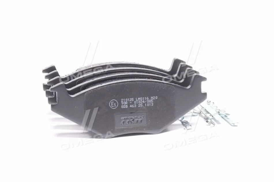 Гальмівні колодки дискові SEAT - VOLKSWAGEN Cordoba/Ibiza/Golf/Golf Van (Hatchback)/Jetta/Passat/Pa TRW GDB463 (фото 1)