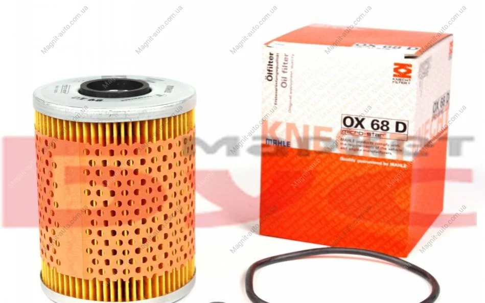 Фильтрующий элемент масляного фильтра BMW MAHLE / KNECHT OX 68D (фото 1)
