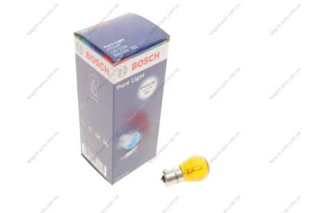 Лампа галогенна PY21W 12V BOSCH 1987302213