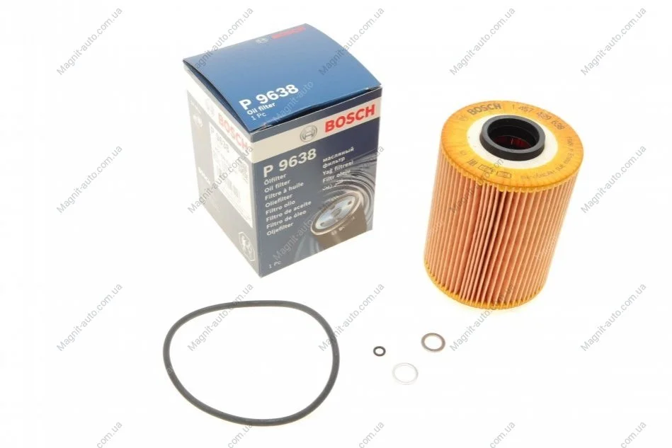 Фильтр масляный, BMW 3 (E36, E46), 5 (E34) 2.0/2.5/2.8 89-00 BOSCH 1457429638 (фото 1)