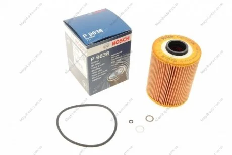 Фільтр оливний, BMW 3 (E36, E46), 5 (E34) 2.0/2.5/2.8 89-00 BOSCH 1457429638