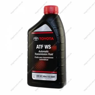 Масло трансмиссионное ATF Toyota WS, 0,946 л TOYOTA 00289-ATFWS