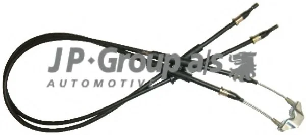 Трос ручного тормоза зад. Astra G 98- (барабан) (1254/1060x2) JP GROUP 1270302800 (фото 1)