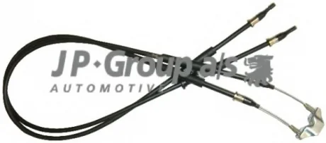 Трос ручного гальма зад. Astra G 98- (барабан) (1254/1060x2) JP GROUP 1270302800