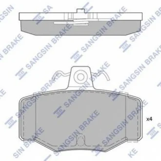 Колодки гальмівні задні Nissan Almera (-04) HI-Q Hi-Q (SANGSIN) SP1741