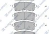 Тормозные колодки задние Infiniti QX56, QX80, Nissan Patrol III (Y62) (10-) HI-Q Hi-Q (SANGSIN) SP1801 (фото 1)