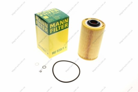 Фильтрующий элемент масляного фильтра MANN HU 938/1 X