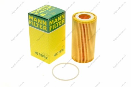 Фильтрующий элемент масляного фильтра MANN HU 719/8 X (фото 1)