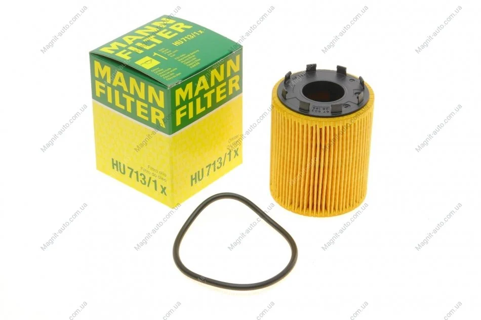Фільтр оливи Doblo/Combo 1.3JTD/CDTI 04- (Purflux) MANN HU 713/1 X (фото 1)
