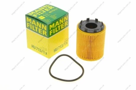 Фільтр оливи Doblo/Combo 1.3JTD/CDTI 04- (Purflux) MANN HU 713/1 X