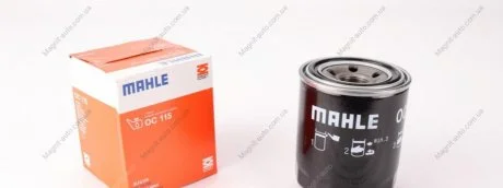 Фильтр масляный, MITSUBISHI ColtII, GalantIII, LancerIII, OPEL Vectra A/B, 1.5-2.3TD, 84-00 MAHLE / KNECHT OC 115