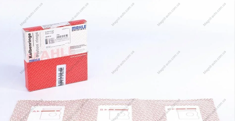 Кольца поршневые MAHLE / KNECHT 001 01 V2 (фото 1)